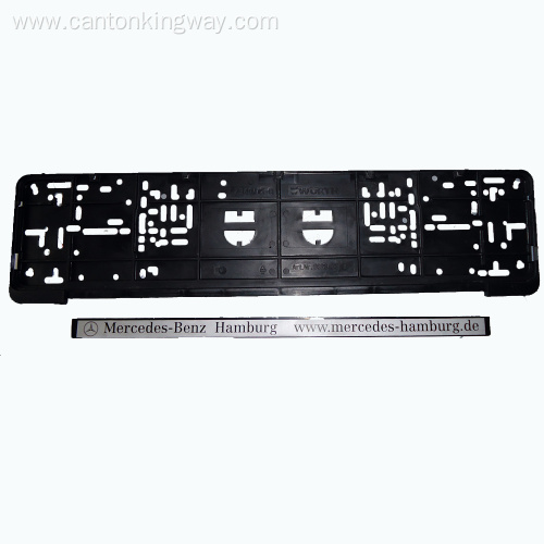 PP PS Plastic number plate frame